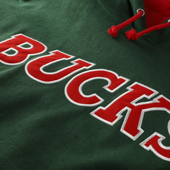 Milwaukee Bucks Hardwood Classics Big & Tall Hoodie Hunter Green - Mitchell & Ness