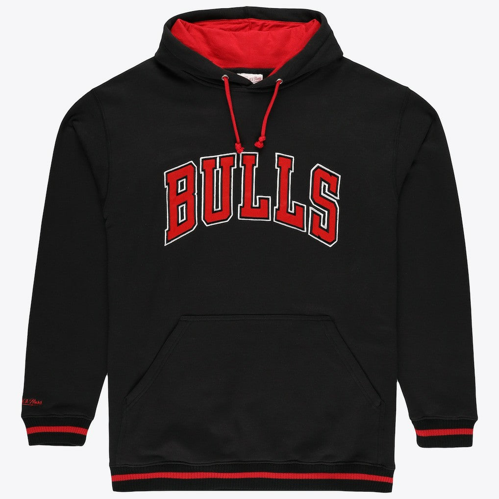 Chicago Bulls Hardwood Classics Big & Tall Hoodie Black - Mitchell & Ness