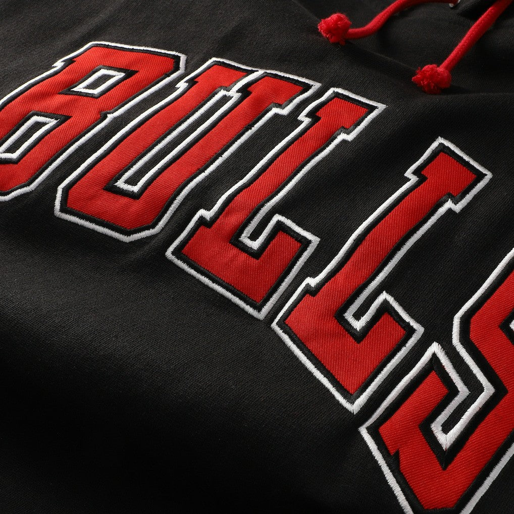 Chicago Bulls Hardwood Classics Big & Tall Hoodie Black - Mitchell & Ness