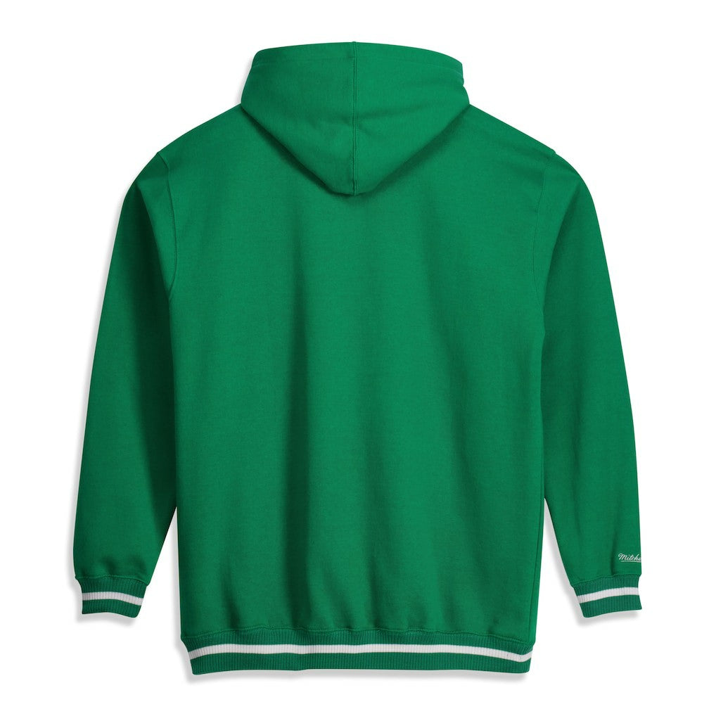 Boston Celtics Hardwood Classics Big & Tall Hoodie Kelly Green - Mitchell & Ness