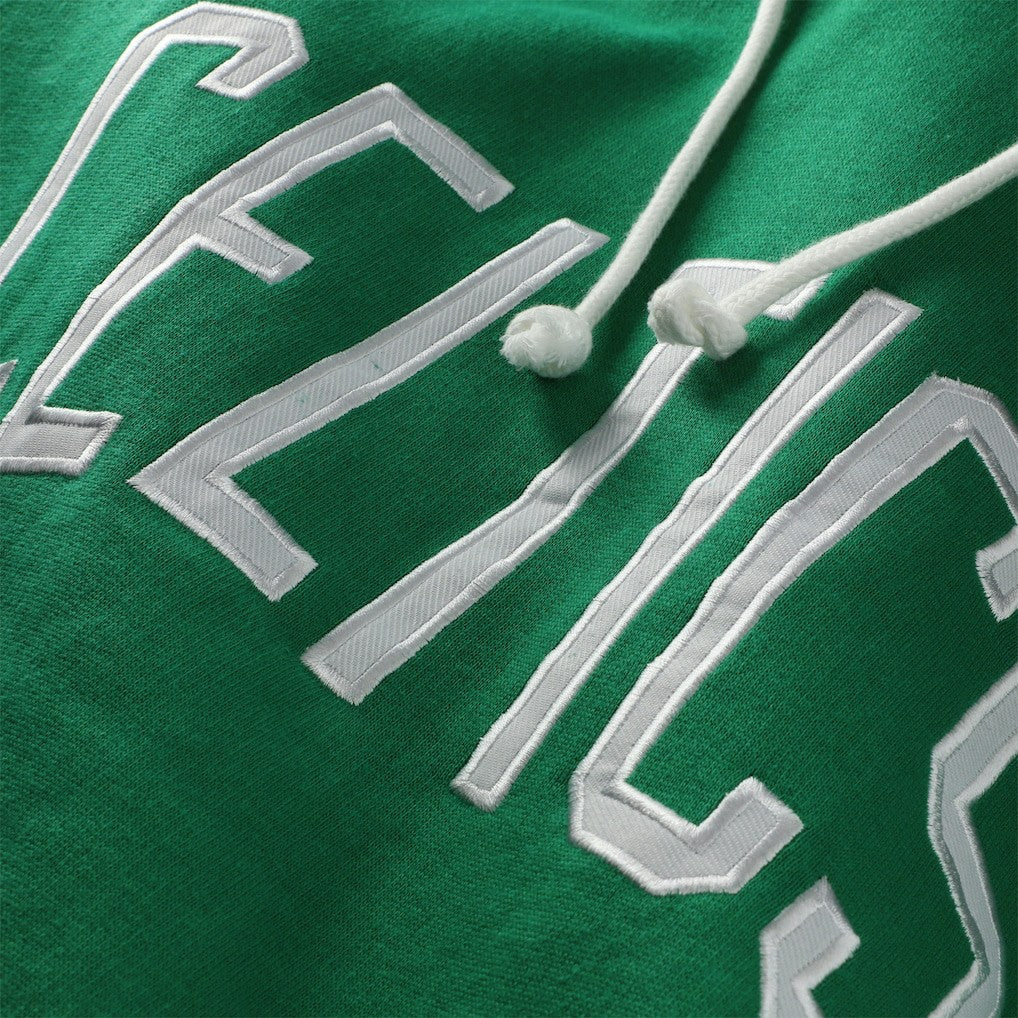 Boston Celtics Hardwood Classics Big & Tall Hoodie Kelly Green - Mitchell & Ness