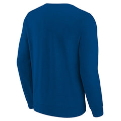 Dallas Mavericks Hardwood Classics Big & Tall Crewneck Sweatshirt Heather Blue - Mitchell & Ness