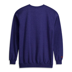New York Knicks Hardwood Classics Big & Tall Crewneck Sweatshirt Heather Blue - Mitchell & Ness