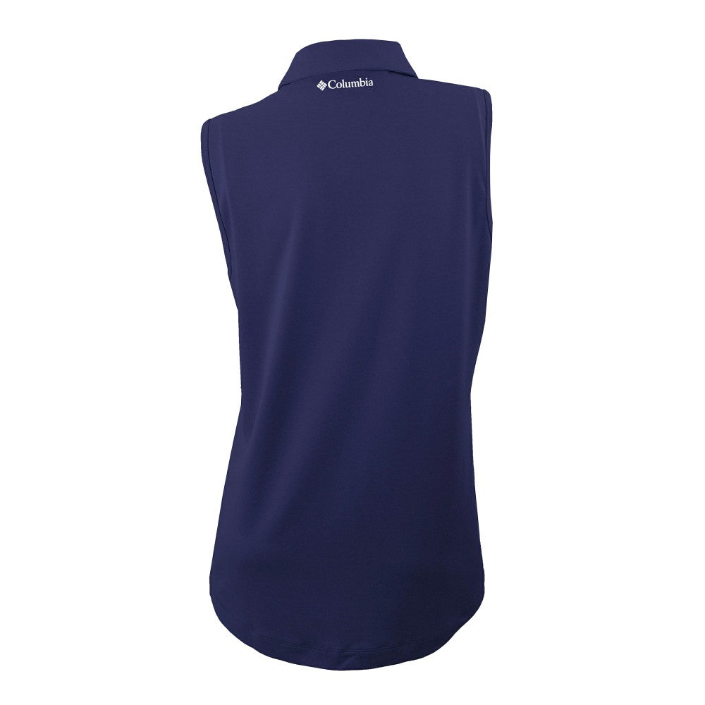 Minnesota Twins Columbia Women's Tend The Ball Sleeveless Polo - Navy