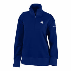 Minnesota Twins Columbia Women's Birchwood Hills Quarter-Zip Pullover - Navy Pullover