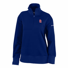 St. Louis Cardinals Columbia Women's Birchwood Hills Quarter-Zip Pullover - Navy Pullover