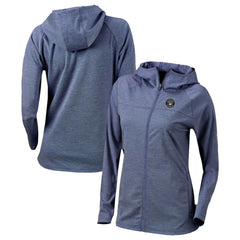 Milwaukee Brewers Columbia Women's Half Shot Full-Zip Hoodie - Navy Hoodies