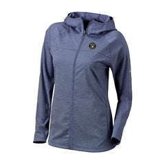 Milwaukee Brewers Columbia Women's Half Shot Full-Zip Hoodie - Navy Hoodies