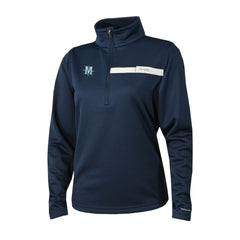Seattle Mariners Columbia Women's Skiff Guide Fleece Half-Zip Pullover Jacket - Navy Jackets