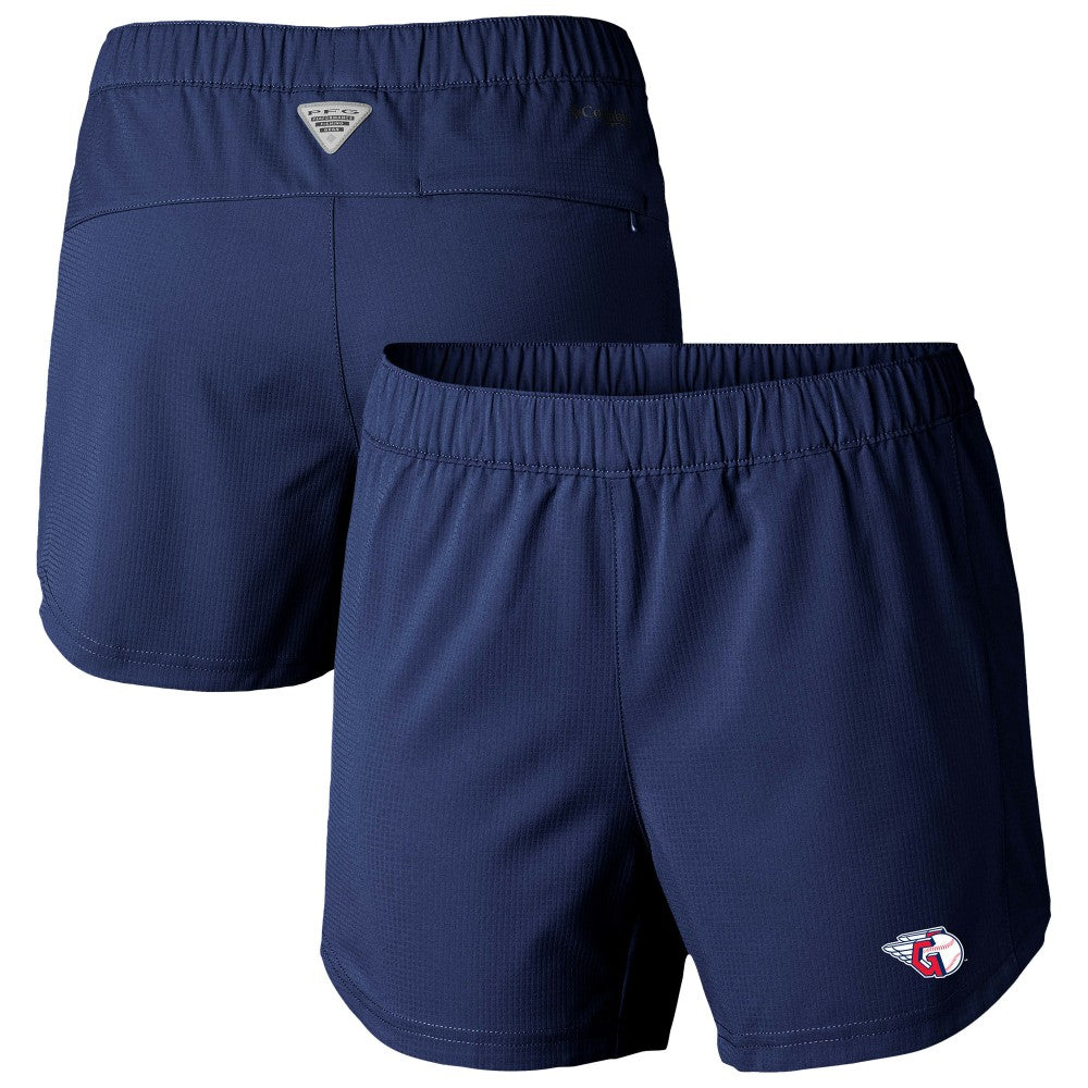 Cleveland Guardians Columbia Women's Tamiami Pull-On Shorts - Navy Shorts