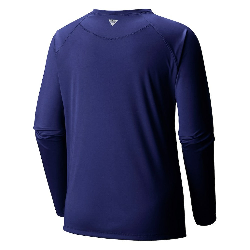 Tampa Bay Rays Columbia Tidal Tee II Long Sleeve T-Shirt - Navy T-shirts
