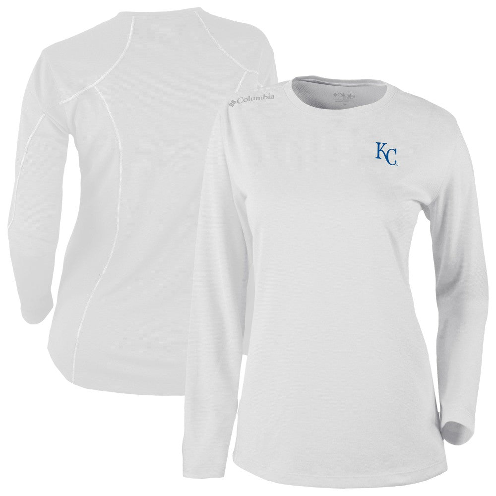 Kansas City Royals Columbia Shotgun Long Sleeve T-Shirt - White T-shirts