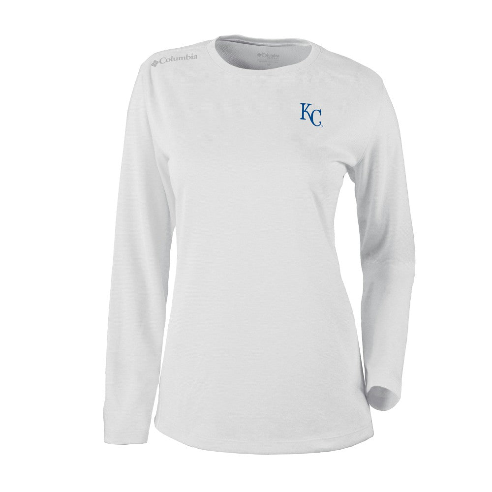 Kansas City Royals Columbia Shotgun Long Sleeve T-Shirt - White T-shirts