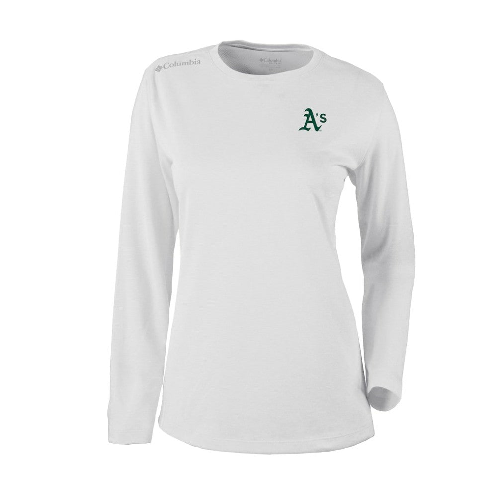 Athletics Columbia Shotgun Long Sleeve T-Shirt - White T-shirts