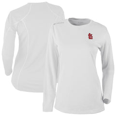 St. Louis Cardinals Columbia Shotgun Long Sleeve T-Shirt - White T-shirts
