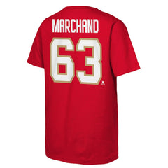 Brad Marchand Florida Panthers Youth Player Name & Number T-Shirt - Red | US 203061543