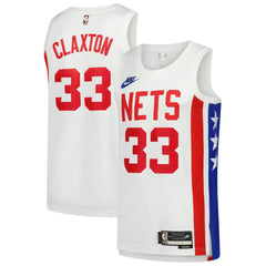 Nic Claxton Brooklyn Nets Swingman Jersey Classic Edition White - Nike