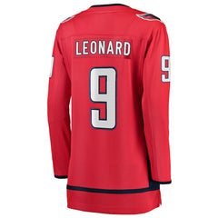 Ryan Leonard Washington Capitals Fanatics Women's Home Breakaway Player Jersey - Red | US 203070950