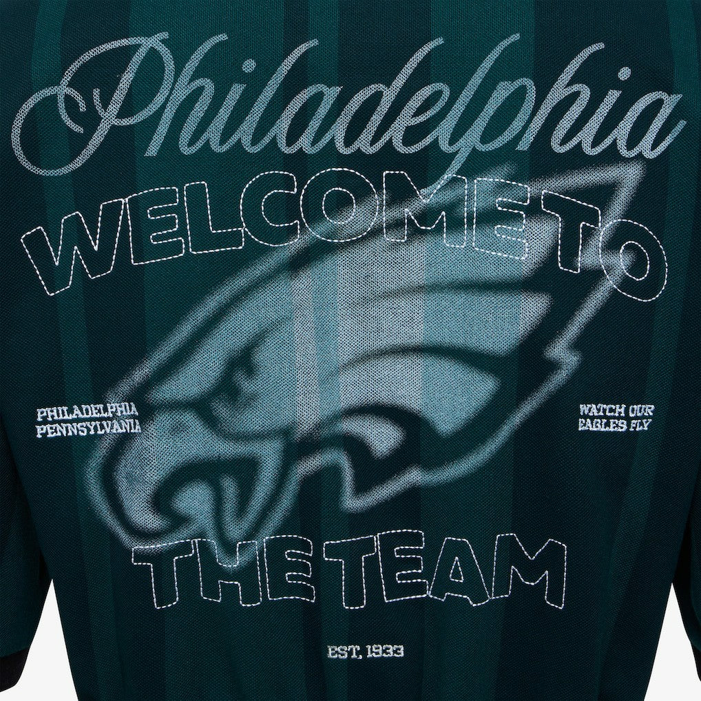 Philadelphia Eagles Off Season Women's Rugby T-Shirt - Midnight Green T-shirts