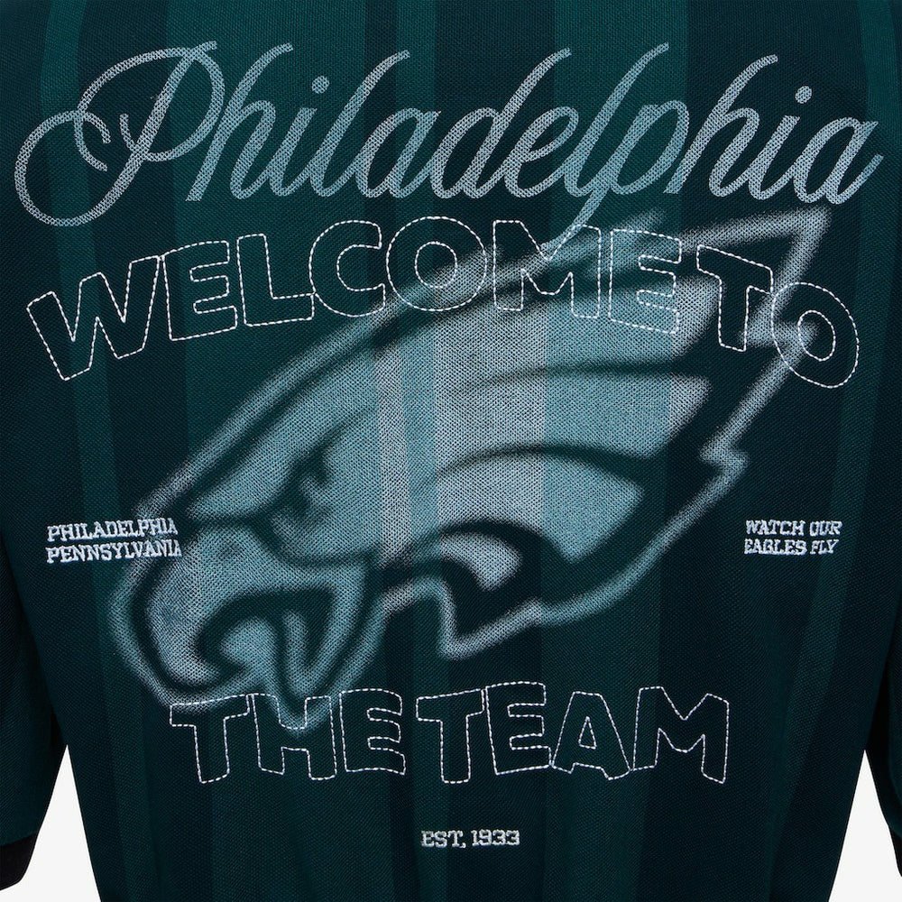Philadelphia Eagles Off Season Women's Rugby T-Shirt - Midnight Green T-shirts