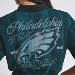 Philadelphia Eagles Off Season Women's Rugby T-Shirt - Midnight Green T-shirts