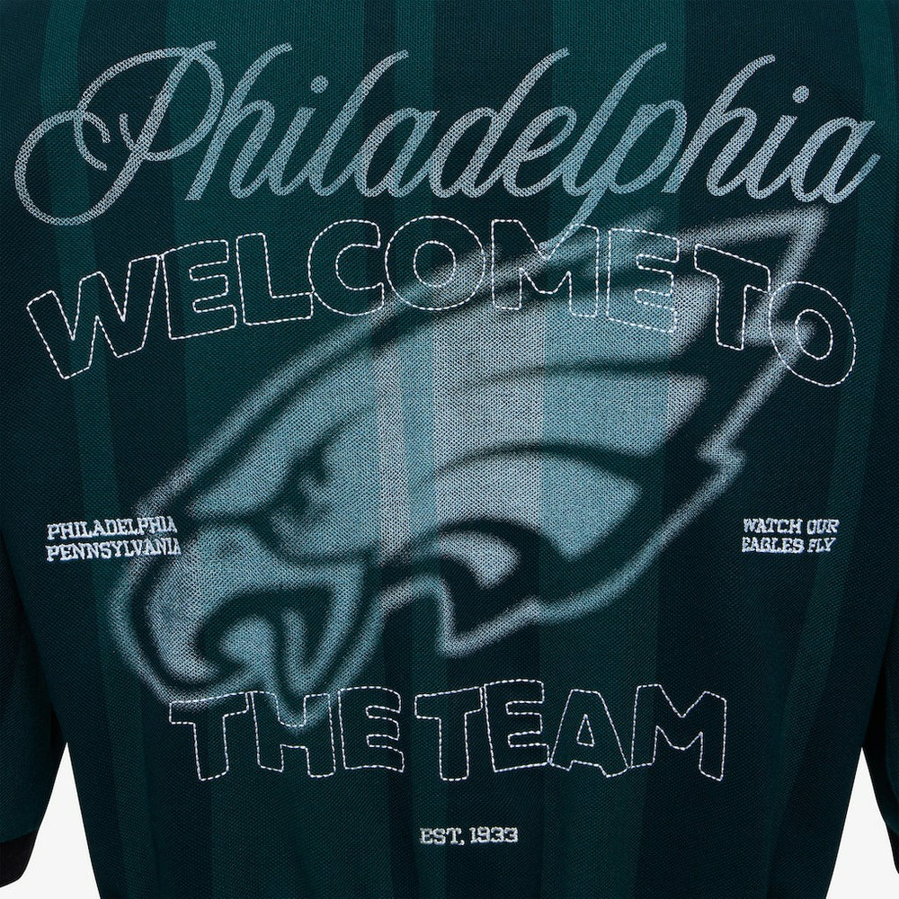 Philadelphia Eagles Off Season Women's Rugby T-Shirt - Midnight Green T-shirts