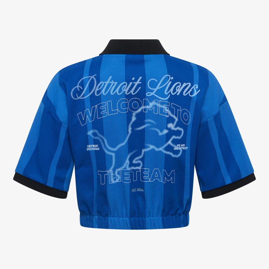 Detroit Lions Off Season Women's Rugby T-Shirt - Blue T-shirts