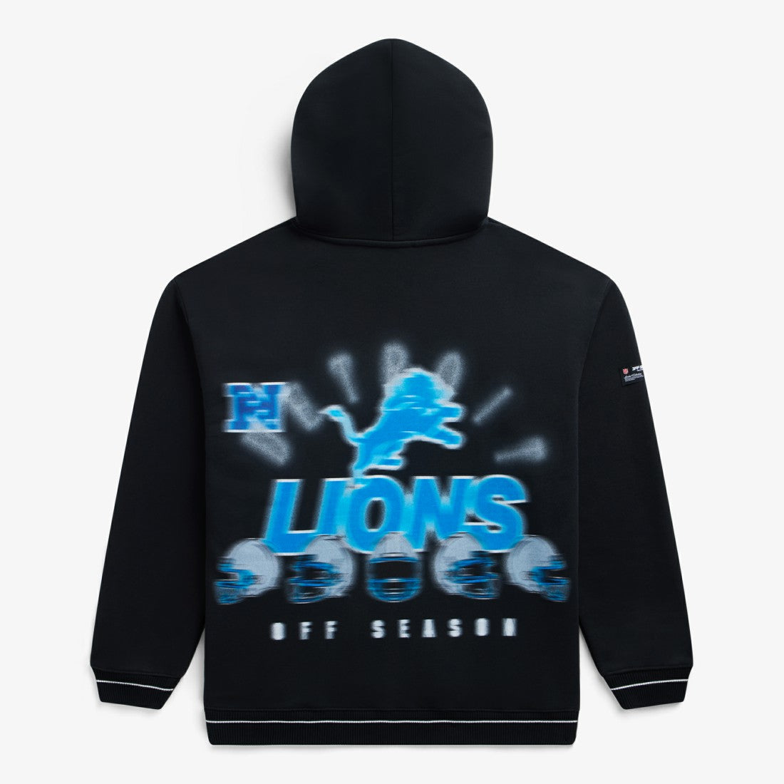 Detroit Lions Off Season Unisex Hoodie - Black Hoodies