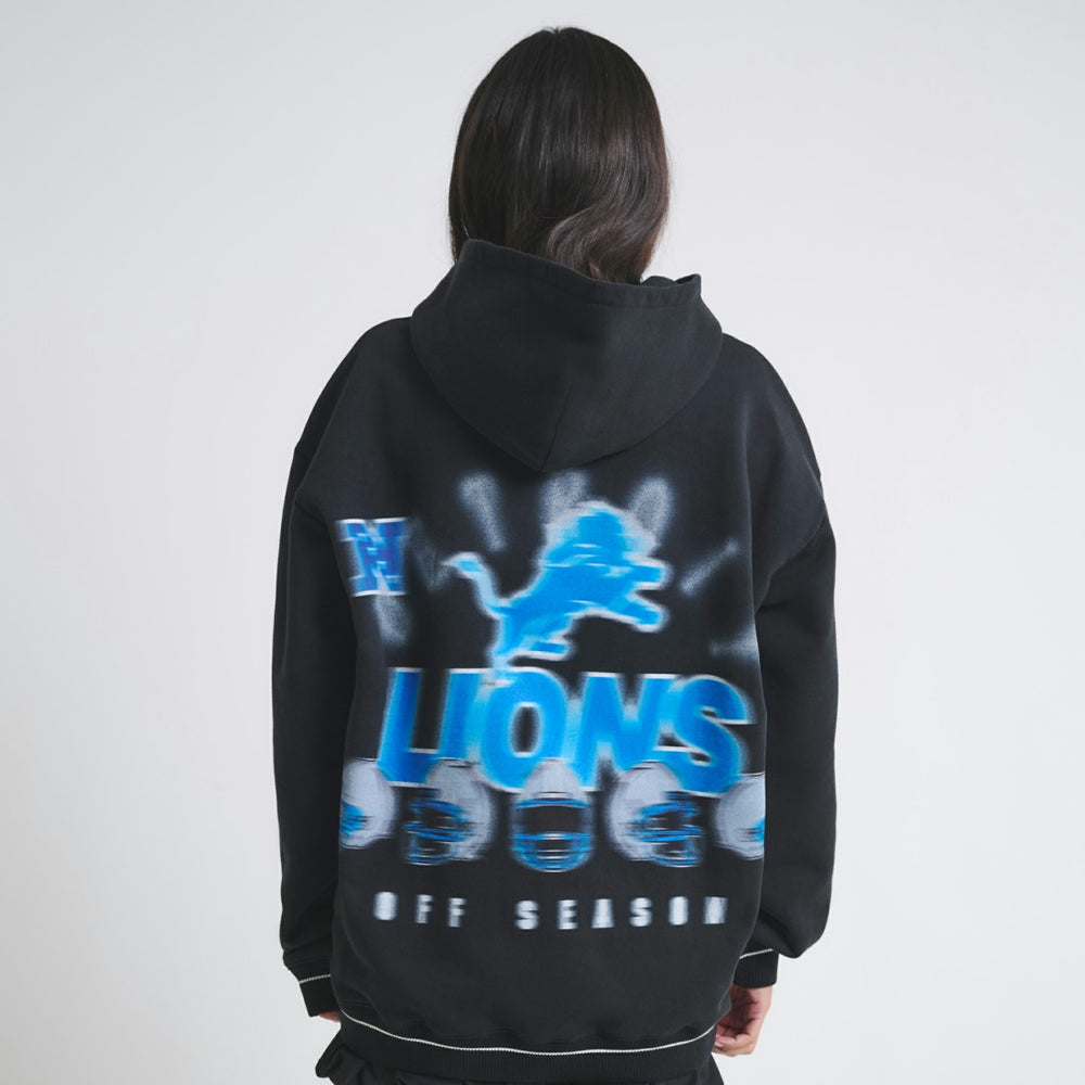 Detroit Lions Off Season Unisex Hoodie - Black Hoodies