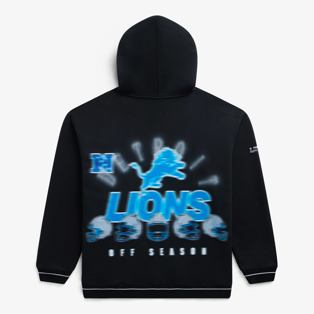 Detroit Lions Off Season Unisex Hoodie - Black Hoodies