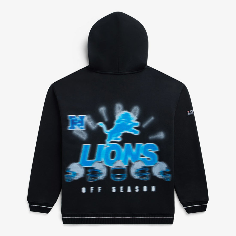Detroit Lions Off Season Unisex Hoodie - Black Hoodies