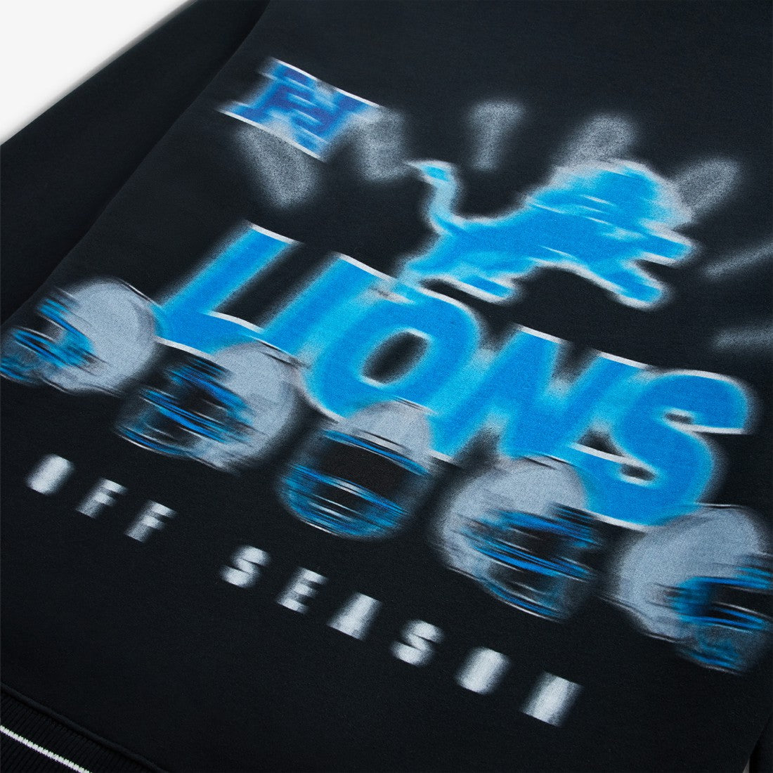 Detroit Lions Off Season Unisex Hoodie - Black Hoodies