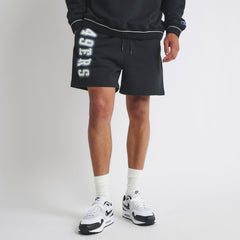 San Francisco 49ers Off Season Unisex Fleece Shorts - Black Shorts