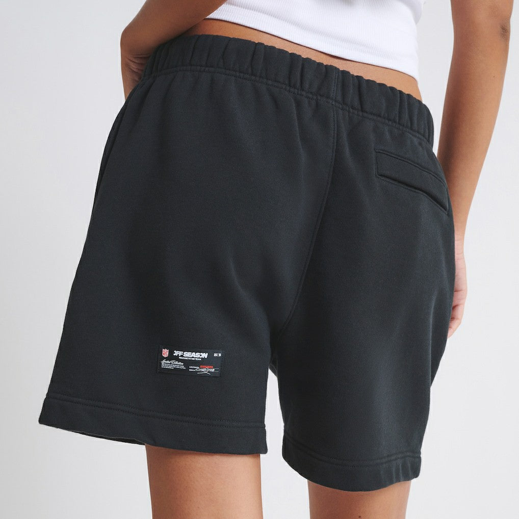 Detroit Lions Off Season Unisex Fleece Shorts - Black Shorts