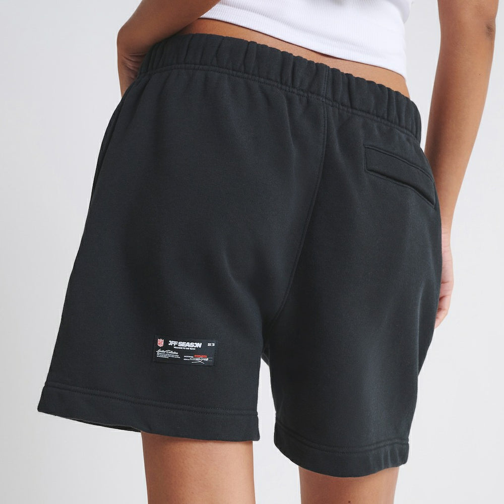 Detroit Lions Off Season Unisex Fleece Shorts - Black Shorts