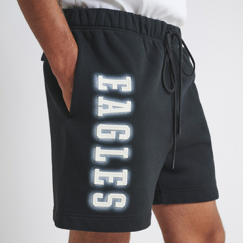 Philadelphia Eagles Off Season Unisex Fleece Shorts - Black Shorts