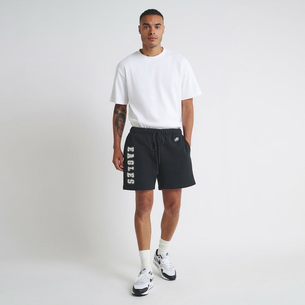 Philadelphia Eagles Off Season Unisex Fleece Shorts - Black Shorts