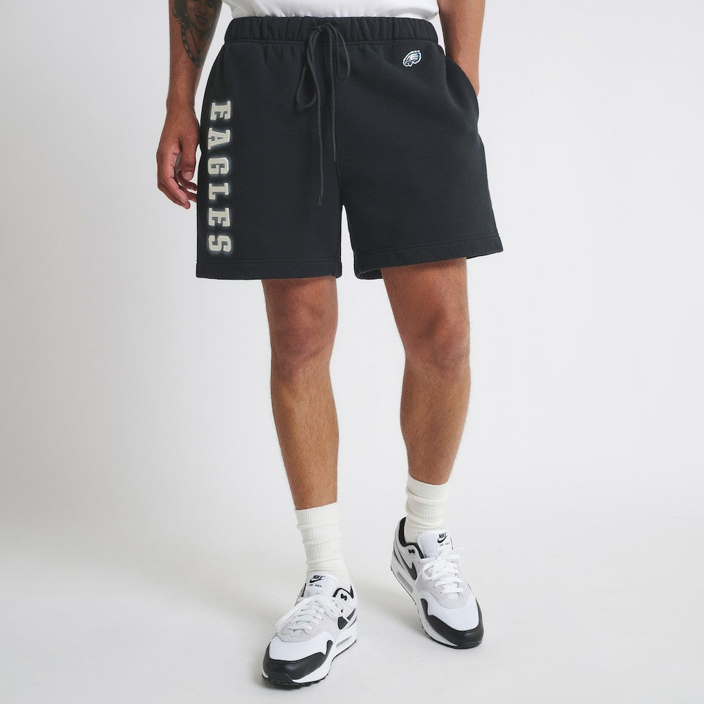 Philadelphia Eagles Off Season Unisex Fleece Shorts - Black Shorts