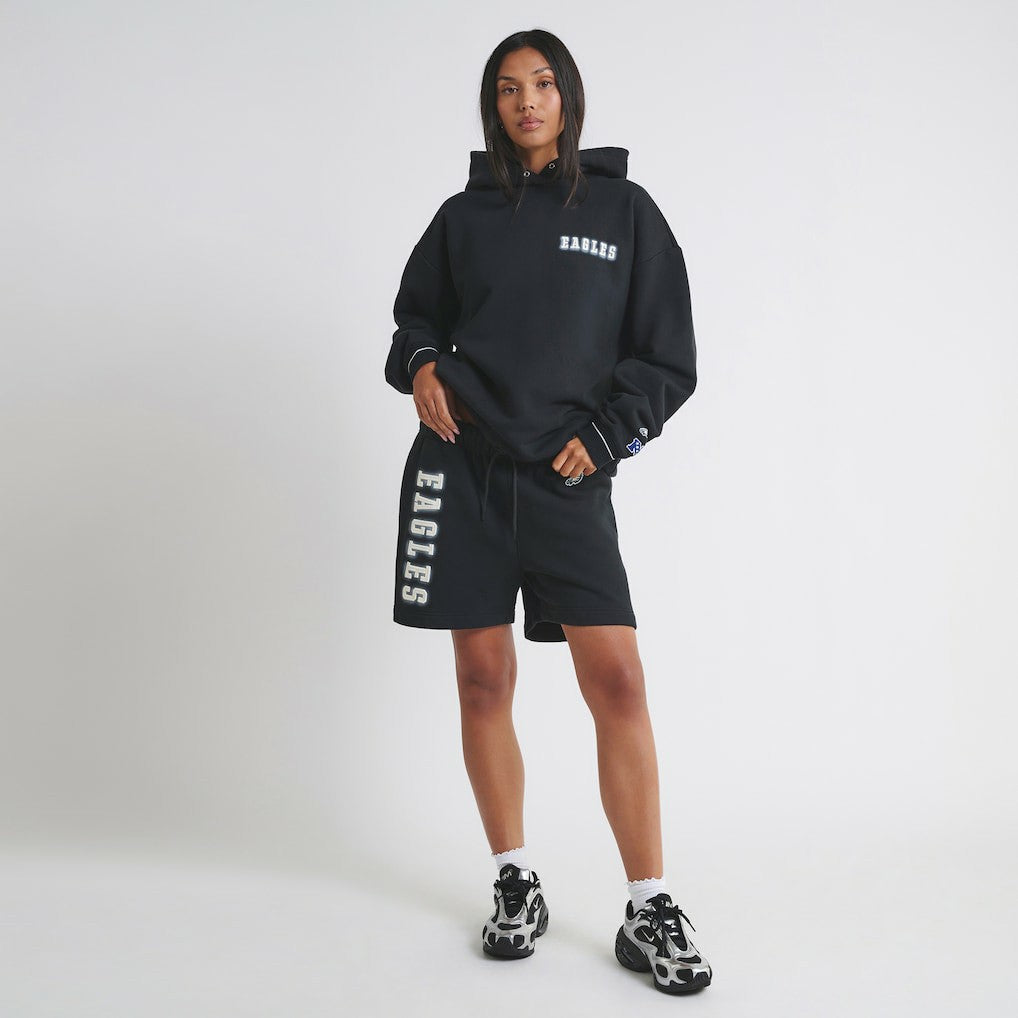 Philadelphia Eagles Off Season Unisex Fleece Shorts - Black Shorts