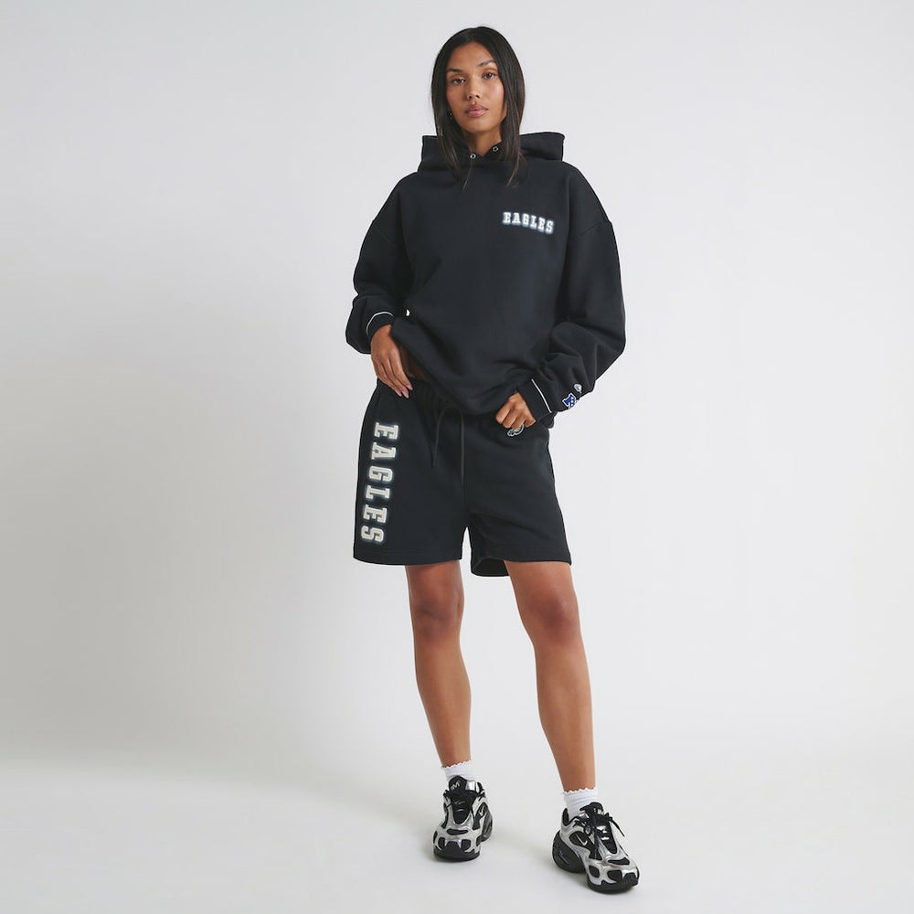 Philadelphia Eagles Off Season Unisex Fleece Shorts - Black Shorts