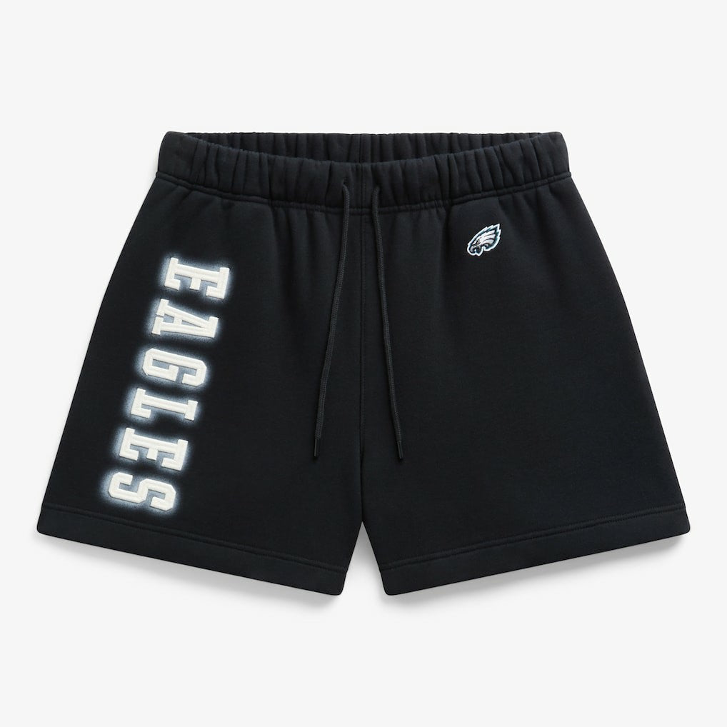 Philadelphia Eagles Off Season Unisex Fleece Shorts - Black Shorts