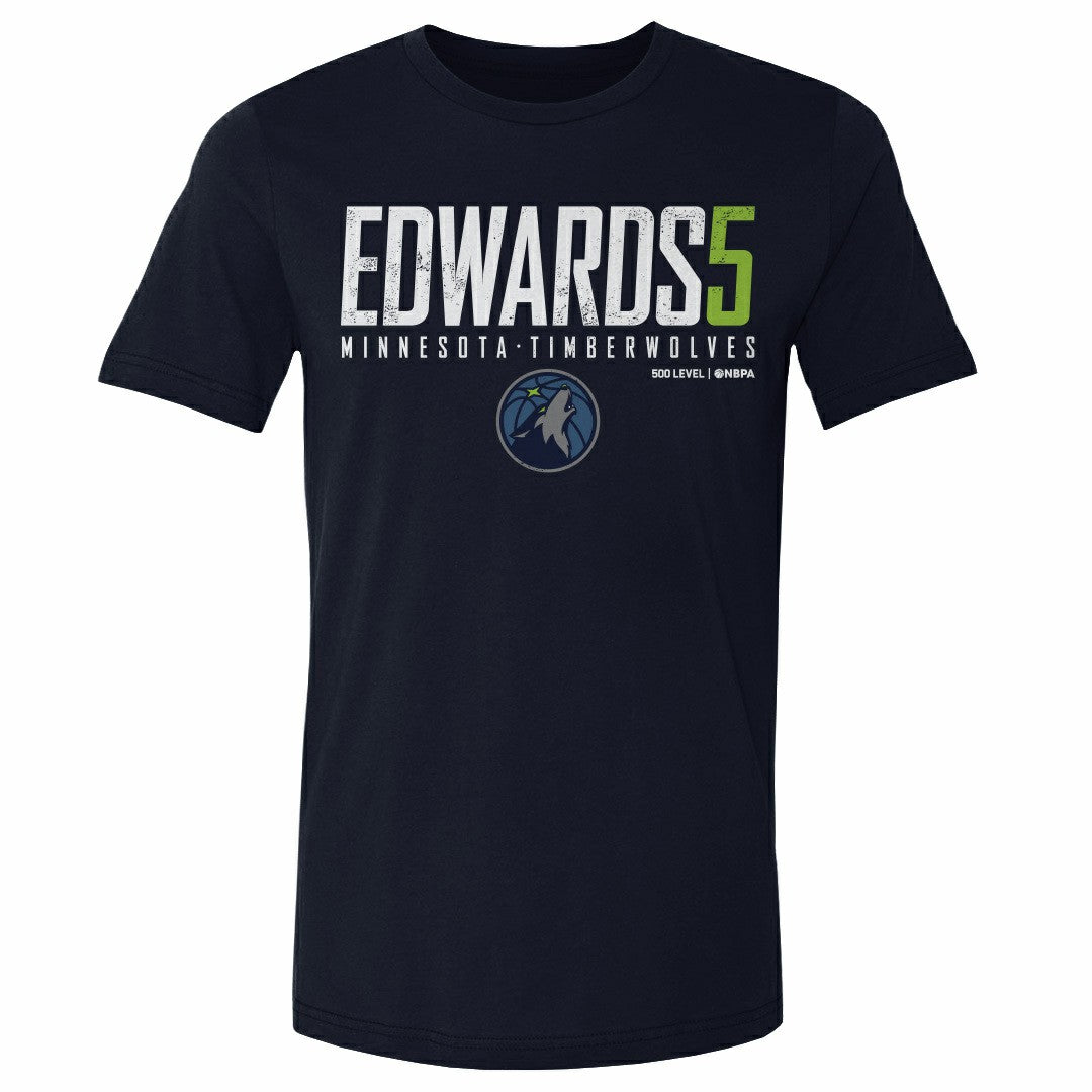 Anthony Edwards Minnesota Timberwolves 500 Level Elite T-Shirt Navy outlet