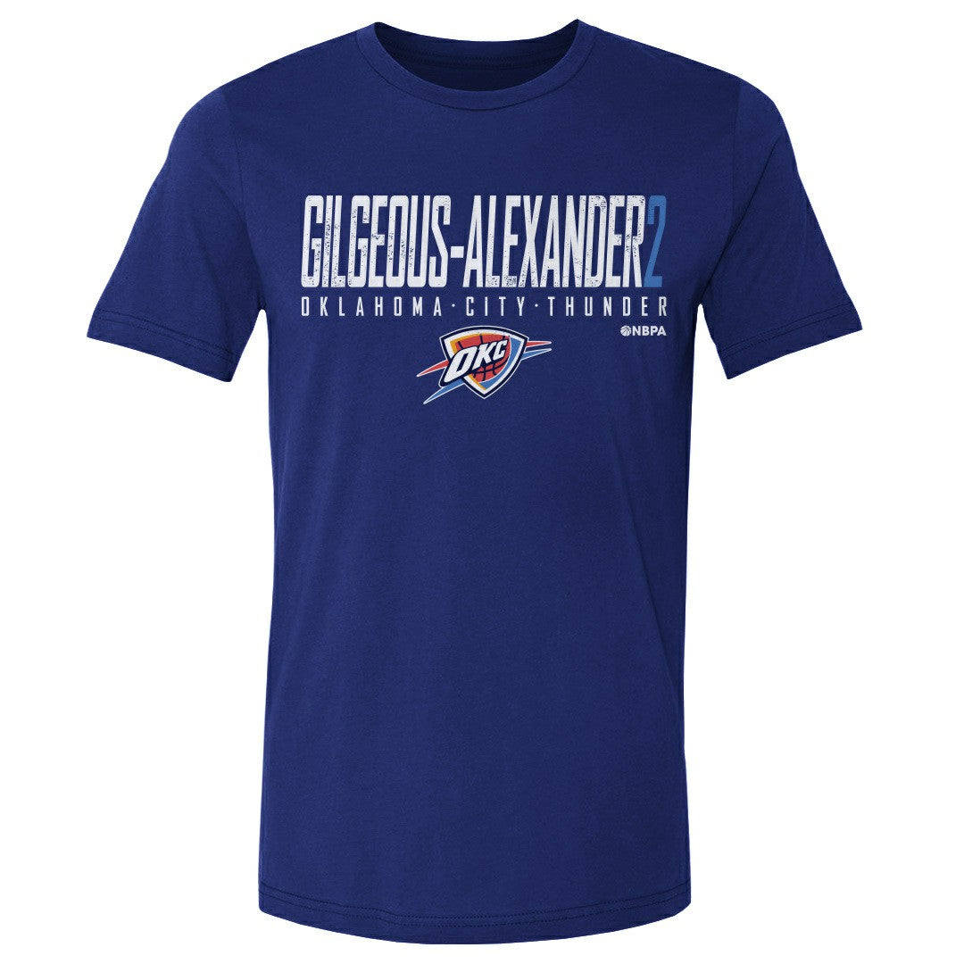 Shai Gilgeous-Alexander Oklahoma City Thunder 500 Level Elite T-Shirt Blue outlet