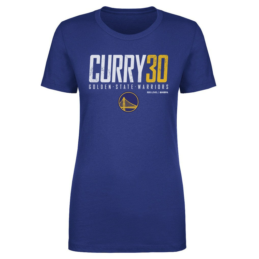 Stephen Curry Golden State Warriors 500 Level Women's Elite T-Shirt Royal outlet