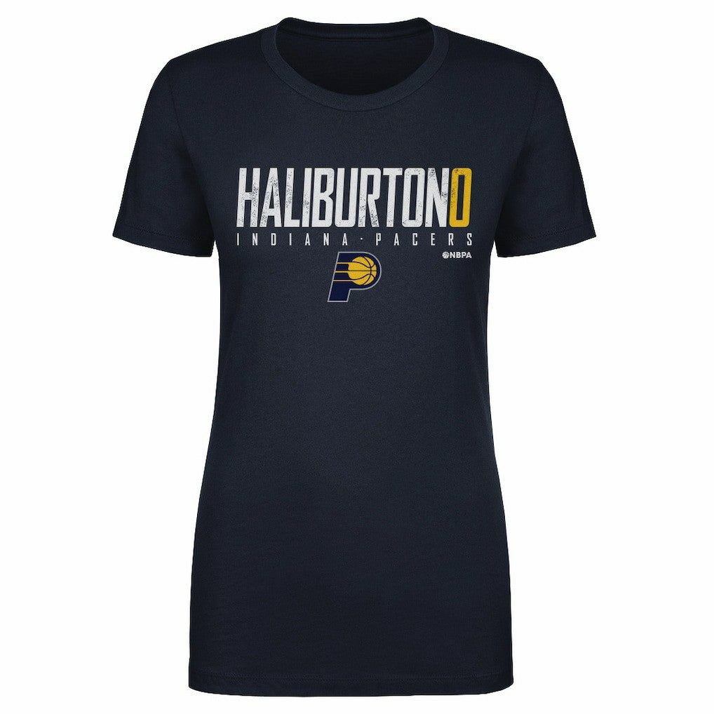 Tyrese Haliburton Indiana Pacers 500 Level Women's Elite T-Shirt Navy outlet