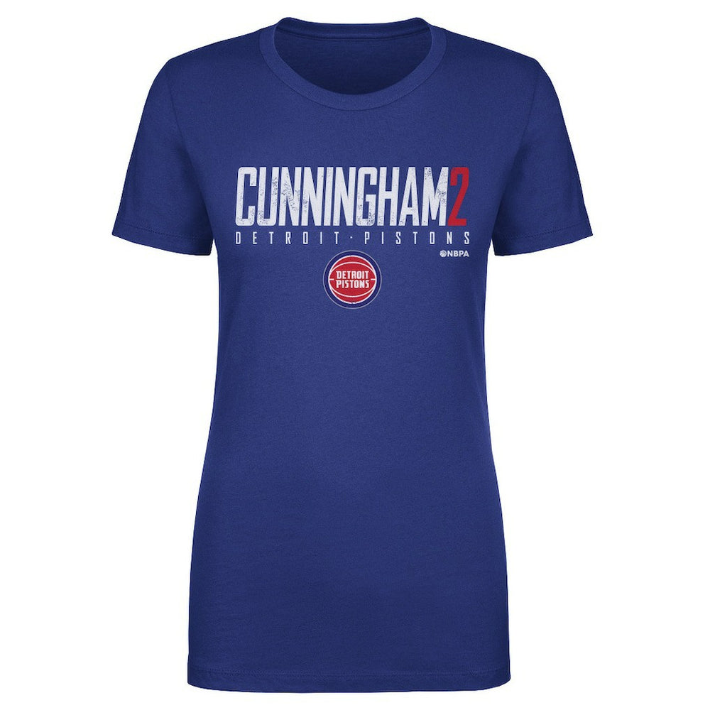 Cade Cunningham Detroit Pistons 500 Level Women's Elite T-Shirt Blue