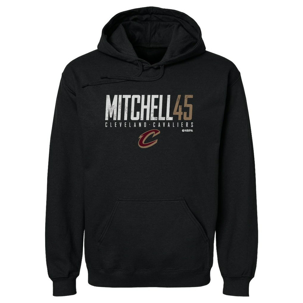 Donovan Mitchell Cleveland Cavaliers 500 Level Elite Pullover Hoodie Black