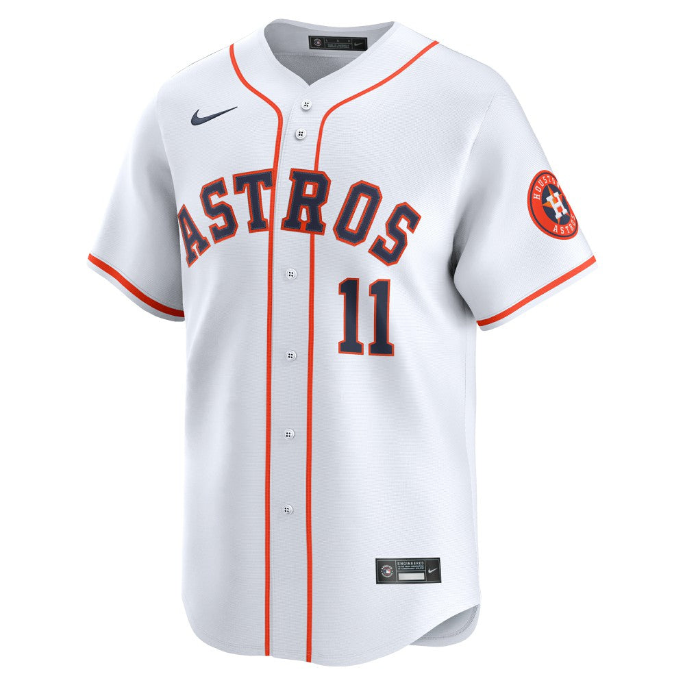 Cam Smith #11 Houston Astros Nike Home Limited Player Jersey - White Jerseys