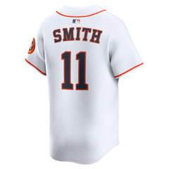 Cam Smith #11 Houston Astros Nike Home Limited Player Jersey - White Jerseys