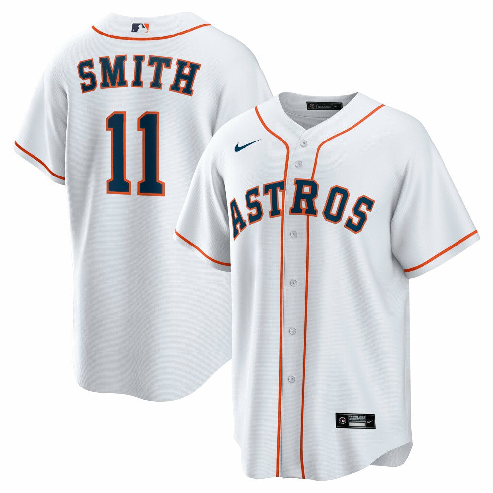 Cam Smith Houston Astros Nike Home Replica Jersey - White Jerseys